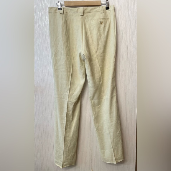 Banana Republic Martin Linen Blend Stretch Pants Size 8 - Picture 6 of 6